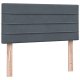 vidaXL Łóżko kontynentalne z materacem, ciemnoszary aksamit, 80x220 cm 8