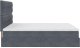 vidaXL Rama łóżka otomana z materacami, szara, 200x200 cm, aksamit 8