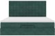 vidaXL Rama łóżka otomana z materacami, zielona, 200x200 cm, aksamit 8