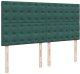 vidaXL Rama łóżka otomana z materacami, zielona, 200x200 cm, aksamit 10