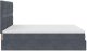 vidaXL Rama łóżka otomana z materacami, szara, 200x200 cm, aksamit 10