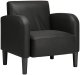 vidaXL Sofa Fotel z Podłokietnikami Czarny 54 cm Skóra ekologiczna 2