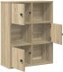 vidaXL Regał, dąb sonoma, 60x24x76,5 cm, materiał drewnopochodny 4