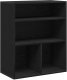 vidaXL Regał na książki, czarny, 66x31x80 cm, materiał drewnopochodny 2