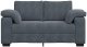 vidaXL Sofa dwuosobowa Ciemnoszara 120 cm Aksamit 4