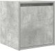 vidaXL Szafka nocna wisząca Betonowa Szara 38x34x40 cm 2