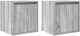 vidaXL Szafki nocne ścienne 2 szt. Szary Sonoma 38x34x40 cm 2