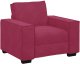 vidaXL Sofa Fotel Wino Czerwone 60 cm Aksamit 2