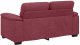 vidaXL Sofa 2-osobowa w kolorze czerwonego wina 120 cm Tkanina 6