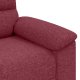 vidaXL Sofa 2-osobowa w kolorze czerwonego wina 120 cm Tkanina 7