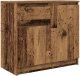 vidaXL Komoda z szufladą Stare drewno 71x35x65 cm Drewno klejone 2