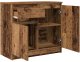 vidaXL Komoda z szufladą Stare drewno 71x35x65 cm Drewno klejone 5