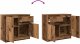vidaXL Komoda z szufladą Stare drewno 71x35x65 cm Drewno klejone 9
