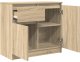 vidaXL Komoda z szufladą Dąb Sonoma 71x35x65 cm Drewno klejone 5