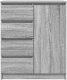 vidaXL Komoda z szufladami Szary Sonoma 71x35x84 cm Drewno klejone 6