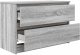 vidaXL Szafka RTV Szara Sonoma 80x35x54 cm Drewno klejone 5