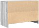 vidaXL Szafka RTV Szara Sonoma 80x35x54 cm Drewno klejone 8