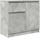 vidaXL Komoda z szufladą Betonowa szarość 71x35x65 cm Drewno klejone 2