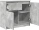 vidaXL Komoda z szufladą Betonowa szarość 71x35x65 cm Drewno klejone 5