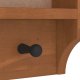 vidaXL Wieszak ścienny na ubrania SANDNES 87x12x35cm Drewno lite Sosna 8