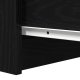 vidaXL Komoda Czarny Dąb 37,5x35x76 cm Drewno klejone 10