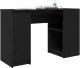 Biurko vidaXL Czarne 120 cm x 42 cm 4