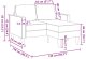 vidaXL Sofa 2-osobowa z leżanką w kształcie litery L Czarna 125 cm 9