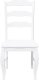 vidaXL Krzesła do jadalni 2 szt. Białe lite drewno gumowe 5