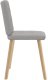 vidaXL Krzesła do jadalni 4 szt. Tkanina Cloud Grey 5