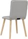 vidaXL Krzesła do jadalni 4 szt. Tkanina Cloud Grey 6