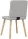 vidaXL Krzesła do jadalni 6 szt. Tkanina Cloud Grey 6