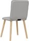 vidaXL Krzesła do jadalni 2 szt. Tkanina Cloud Grey 6
