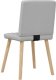 vidaXL Krzesła do jadalni 2 szt. Tkanina Cloud Grey 6