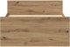 vidaXL Rama łóżka bez materaca, dąb artisan, 75x190 cm 5