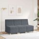 vidaXL Sofa Fotel Ciemnoszary 55 cm Aksamit 3