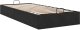 Rama łóżka otomana bez materaca, czarna, 90x200 cm, aksamit 9