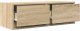 AMD Meble Szafka RTV Sonoma Oak 80x31x25,5 cm Drewno klejone 5