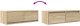 AMD Meble Szafka RTV Sonoma Oak 80x31x25,5 cm Drewno klejone 9