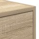 AMD Meble Szafka RTV Sonoma Oak 80x31x25,5 cm Drewno klejone 10