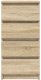 Komoda Sonoma Oak 37,5x35x76 cm Drewno klejone Lumarko! 5