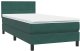 Łóżko kontynentalne z materacem ciemnozielony aksamit 80x220 cm 5