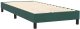 Łóżko kontynentalne z materacem ciemnozielony aksamit 80x220 cm 6