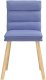 vidaXL Krzesła do jadalni 6 szt. Jeans Niebieski Tkanina 4