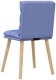 vidaXL Krzesła do jadalni 6 szt. Jeans Niebieski Tkanina 6