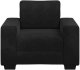 Sofa Fotel Czarny 60 cm Aksamit 4