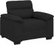 Sofa Fotel Czarny 60 cm Tkanina 2