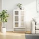 vidaXL Komoda biała 68x39x123 cm stal 4
