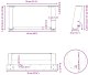 vidaXL Nogi do stolika kawowego, 2 szt., czarne, 70x(30-31) cm, stal 10