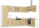 vidaXL Zestaw szafek kuchennych Zestaw 2 Sonoma Oak 3