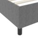 vidaXL Rama łóżka Jasnoszara Drewno inżynieryjne 120 x 190 cm Prosta 5